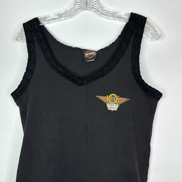 Vintage Harley Davidson Wolf River Chapter Shawano County WI Tank Top XL - Picture 3 of 9